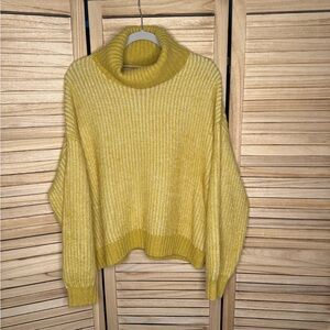 Old Navy Yellow Turtleneck Sweater